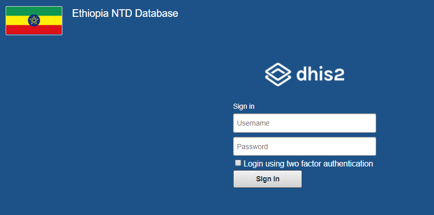 NTD DHIS2 database to aggregate all NTD programmatic data